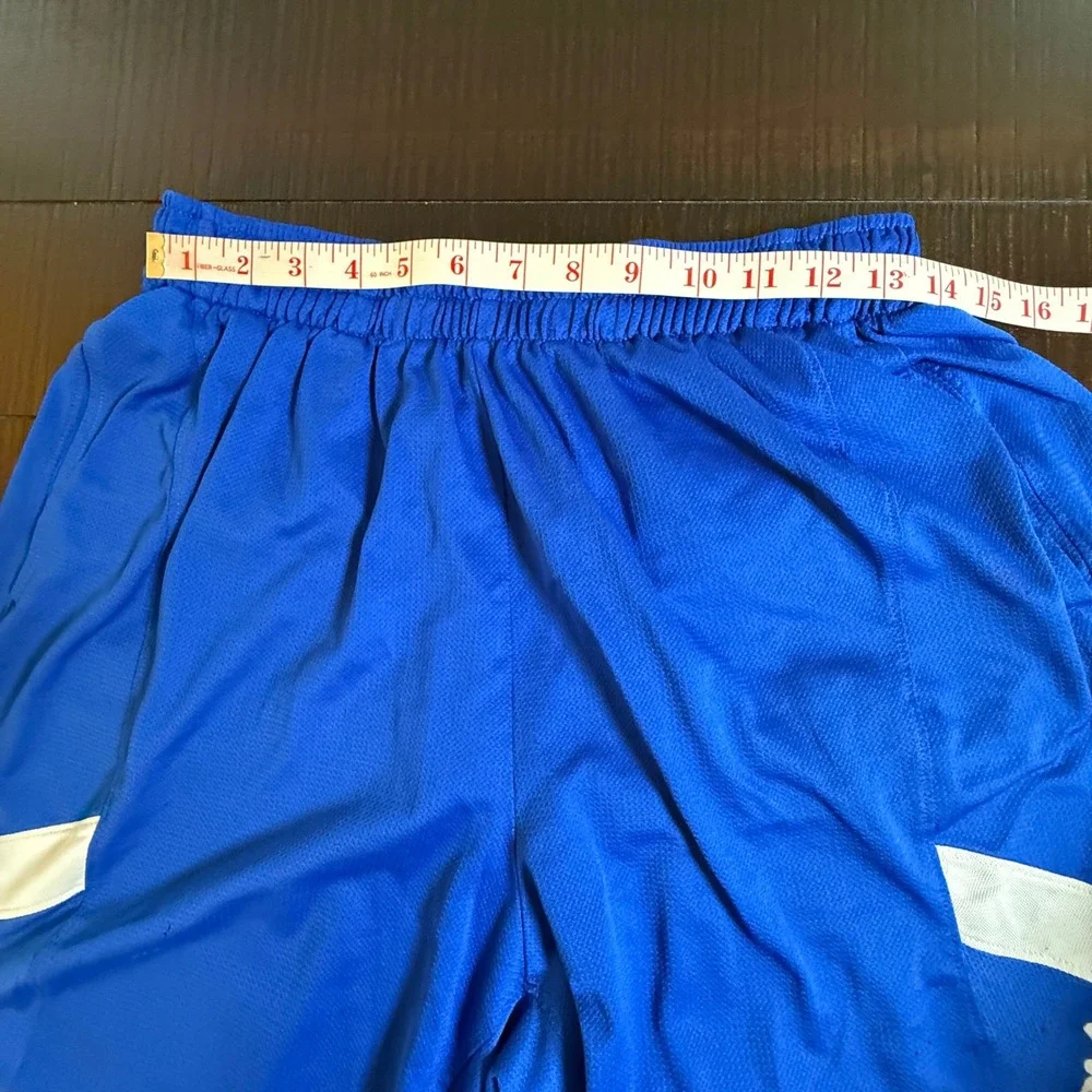 Jordan Mens Dri-FIT Basketball Shorts XL Royal Blue White Jumpman 483337-474